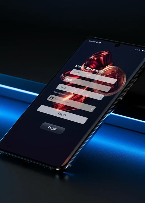 Secure Spin Mama login form with OAuth options